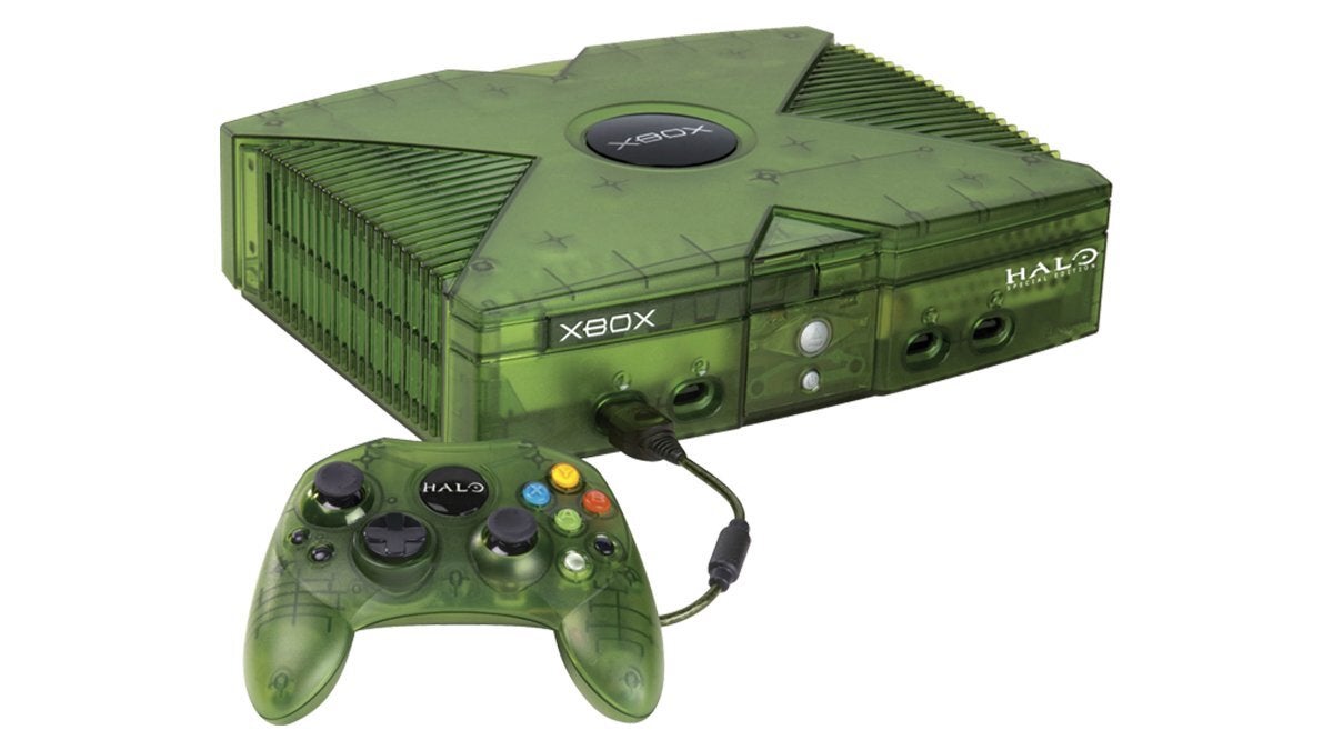 Xbox Original Console w/ Halo: Combat Evolved + 4x Controllers